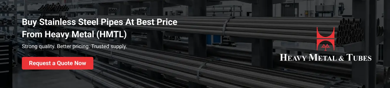 Stainless Steel Pipe Price In India (2026): 304, 316, 202 Rate List CTA image