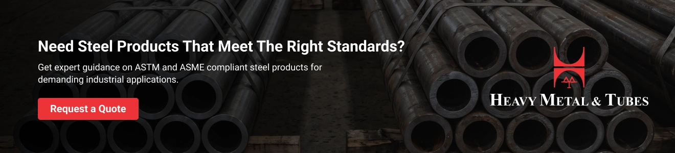 ASTM vs ASME Steel Standards: What Is the Difference? CTA image